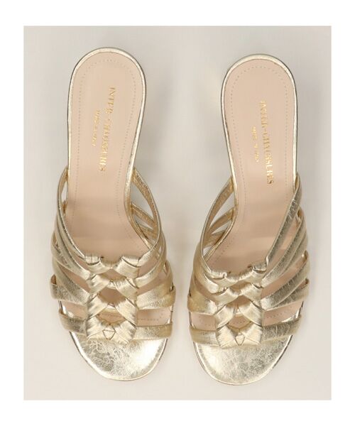 INTER-CHAUSSURES / インター ショシュール サンダル | 【INTER-CAHUSSURES】ラウンドトウノットミュールサンダル | 詳細4