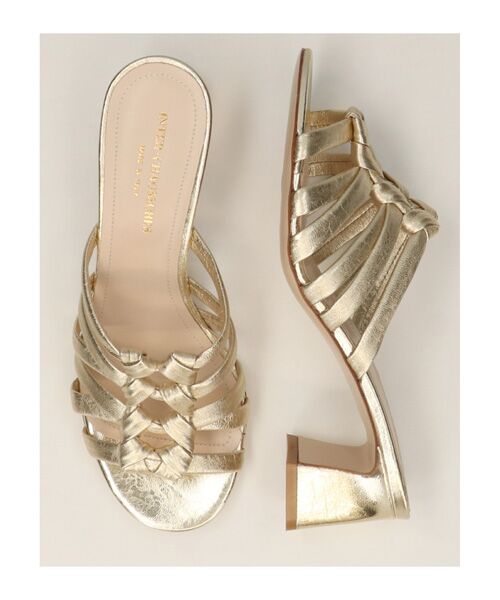 INTER-CHAUSSURES / インター ショシュール サンダル | 【INTER-CAHUSSURES】ラウンドトウノットミュールサンダル | 詳細5