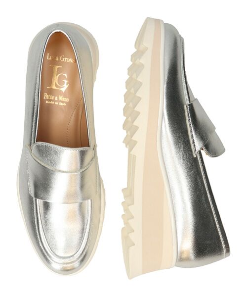 INTER-CHAUSSURES / インター ショシュール ビジネス・ドレスシューズ | 【LUCA GROSSI】ヒールアップEVAソールローファー | 詳細6