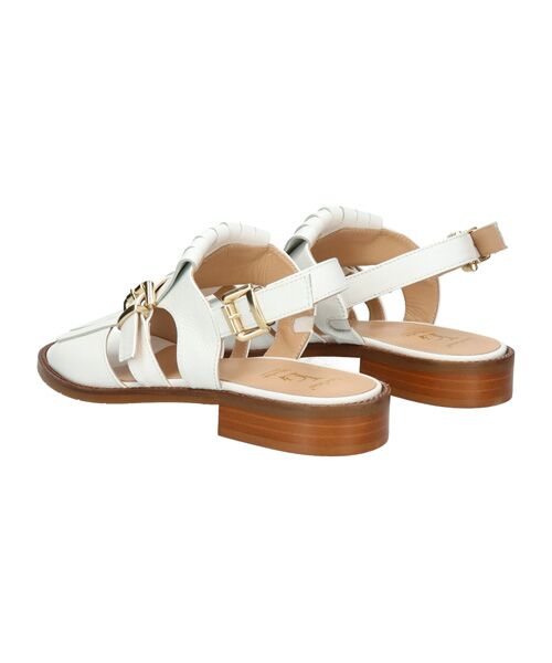 INTER-CHAUSSURES / インター ショシュール サンダル | 【LUCA GROSSI】ラウンドトウローヒールキルトバックバンド | 詳細3