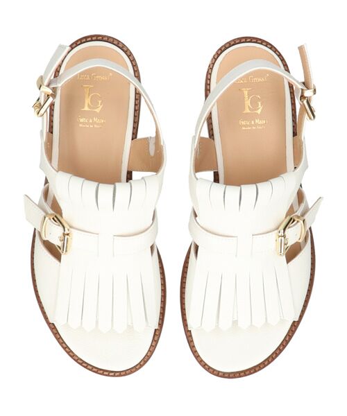 INTER-CHAUSSURES / インター ショシュール サンダル | 【LUCA GROSSI】ラウンドトウローヒールキルトバックバンド | 詳細5