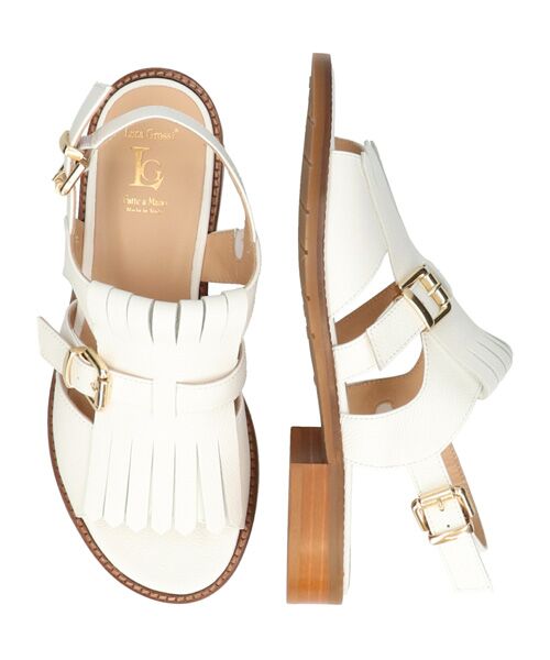 INTER-CHAUSSURES / インター ショシュール サンダル | 【LUCA GROSSI】ラウンドトウローヒールキルトバックバンド | 詳細6