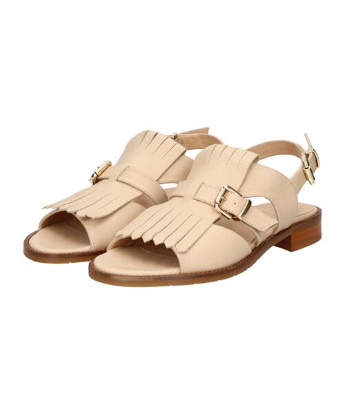 INTER-CHAUSSURES / インター ショシュール サンダル | 【LUCA GROSSI】ラウンドトウローヒールキルトバックバンド | 詳細8