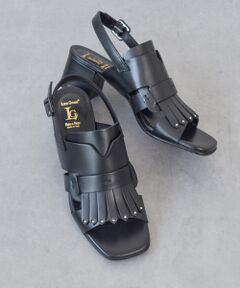 INTER-CHAUSSURES / インター ショシュール サンダル | 【LUCA GROSSI】チャンキーヒールキルトサンダル