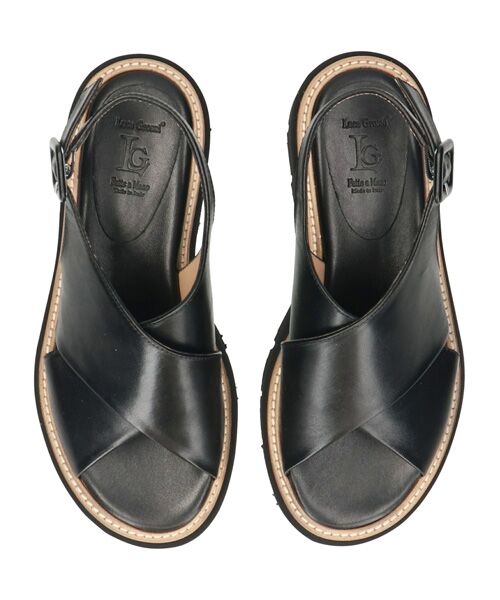 INTER-CHAUSSURES / インター ショシュール サンダル | 【LUCA GROSSI】厚底クロスベルトサンダル | 詳細5