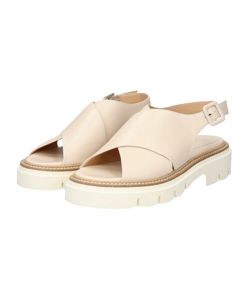 INTER-CHAUSSURES / インター ショシュール サンダル | 【LUCA GROSSI】厚底クロスベルトサンダル | 詳細8