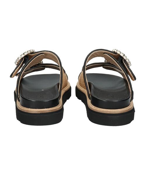 INTER-CHAUSSURES / インター ショシュール サンダル | 【LUCA GROSSI】フットベッドビジューバックルサンダル | 詳細11