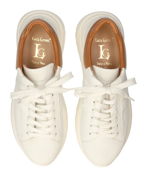 INTER-CHAUSSURES / インター ショシュール スニーカー | 【LUCA GROSSI】レースアップレザースニーカー | 詳細12