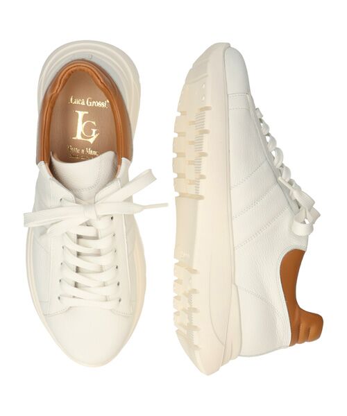 INTER-CHAUSSURES / インター ショシュール スニーカー | 【LUCA GROSSI】レースアップレザースニーカー | 詳細13