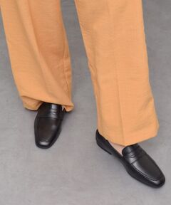 INTER-CHAUSSURES / インター ショシュール ビジネス・ドレスシューズ | 【CORSO ROMA、9】スクエアトウフラットソフトシューズ