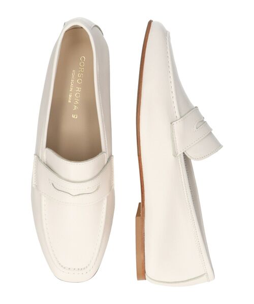 INTER-CHAUSSURES / インター ショシュール ビジネス・ドレスシューズ | 【CORSO ROMA、9】スクエアトウフラットソフトシューズ | 詳細13