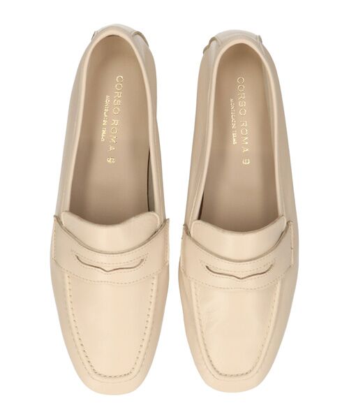 INTER-CHAUSSURES / インター ショシュール ビジネス・ドレスシューズ | 【CORSO ROMA、9】スクエアトウフラットソフトシューズ | 詳細19