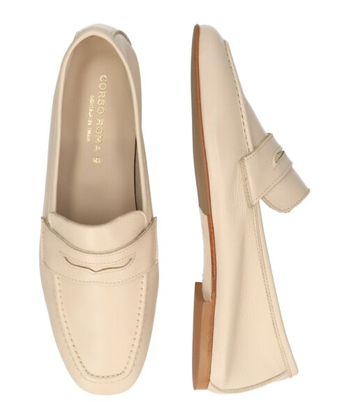 INTER-CHAUSSURES / インター ショシュール ビジネス・ドレスシューズ | 【CORSO ROMA、9】スクエアトウフラットソフトシューズ | 詳細20