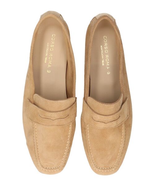 INTER-CHAUSSURES / インター ショシュール ビジネス・ドレスシューズ | 【CORSO ROMA、9】スクエアトウフラットソフトシューズ | 詳細26