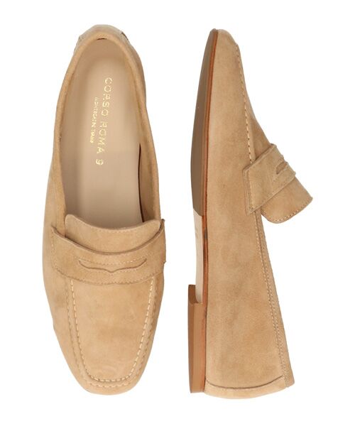 INTER-CHAUSSURES / インター ショシュール ビジネス・ドレスシューズ | 【CORSO ROMA、9】スクエアトウフラットソフトシューズ | 詳細27