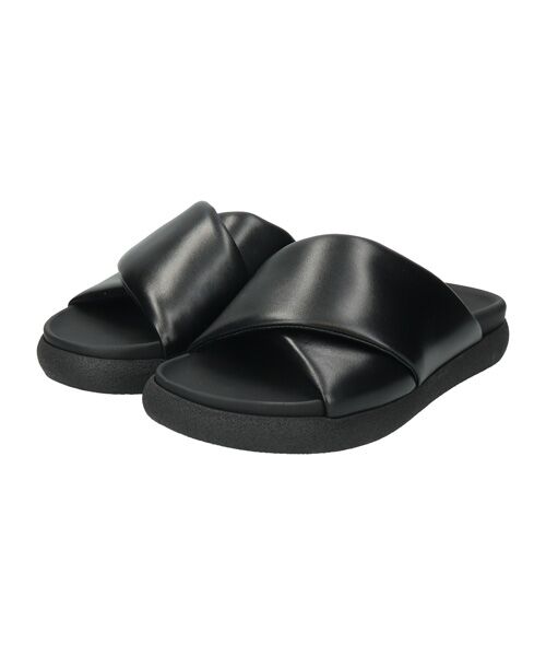 INTER-CHAUSSURES / インター ショシュール サンダル | 【CORSO ROMA、9】クロスベルトフットベッドサンダル | 詳細1