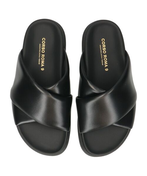 INTER-CHAUSSURES / インター ショシュール サンダル | 【CORSO ROMA、9】クロスベルトフットベッドサンダル | 詳細5