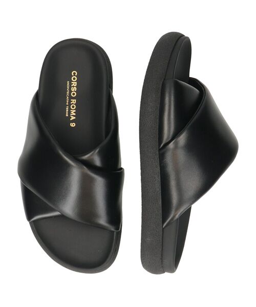 INTER-CHAUSSURES / インター ショシュール サンダル | 【CORSO ROMA、9】クロスベルトフットベッドサンダル | 詳細6