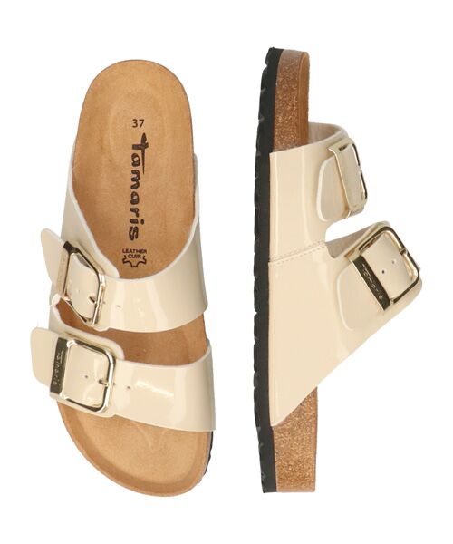 INTER-CHAUSSURES / インター ショシュール サンダル | 【TAMARIS】フットベッドダブルベルトスライドサンダル | 詳細5