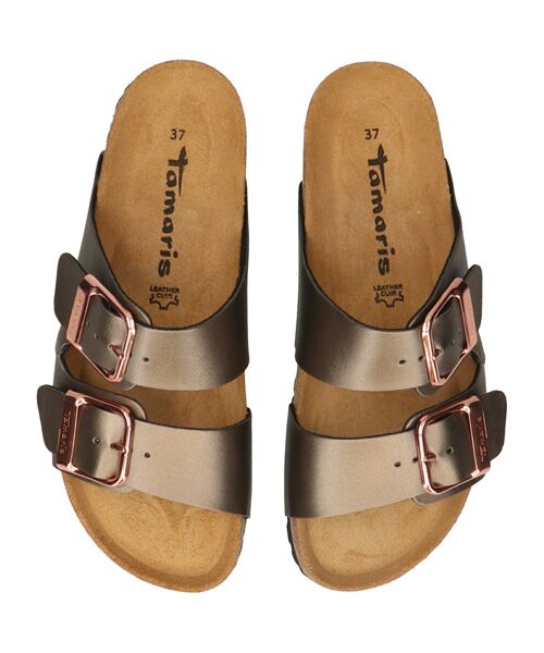 INTER-CHAUSSURES / インター ショシュール サンダル | 【TAMARIS】フットベッドダブルベルトスライドサンダル | 詳細10