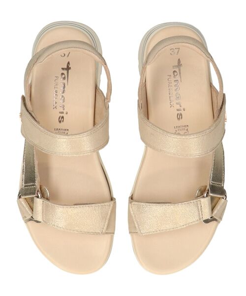 INTER-CHAUSSURES / インター ショシュール サンダル | 【TAMARIS】厚底ベルクロサンダル | 詳細4