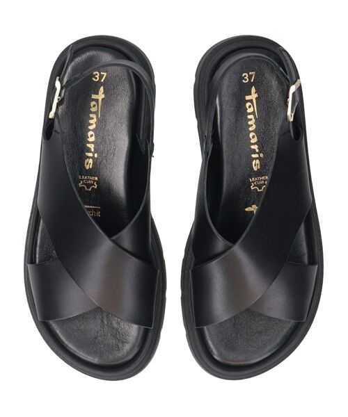INTER-CHAUSSURES / インター ショシュール サンダル | 【TAMARIS】クロスベルトレザーサンダル | 詳細4