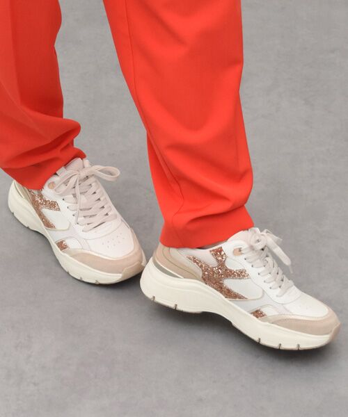 INTER-CHAUSSURES/インター ショシュール 【TAMARIS】ボリュームソールスニーカー ピンクコンビ 39 INTER-CHAUSSURES/インター ショシュール 【TAMARIS】ボリュームソールスニーカー ピンクコンビ 39