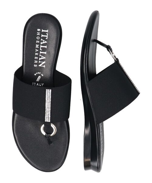 INTER-CHAUSSURES / インター ショシュール サンダル | 【ITALIAN SHOEMAKERS】センターラインストーントングサンダル | 詳細5