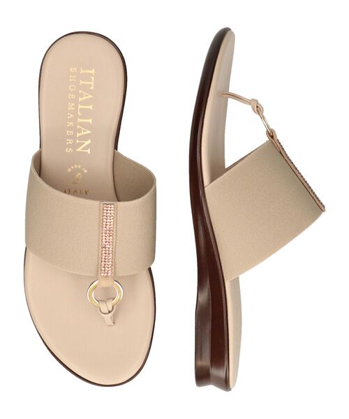 INTER-CHAUSSURES / インター ショシュール サンダル | 【ITALIAN SHOEMAKERS】センターラインストーントングサンダル | 詳細11