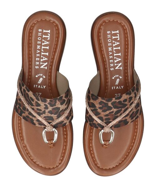 INTER-CHAUSSURES / インター ショシュール サンダル | 【ITALIAN SHOEMAKERS】ラインストーンストラップトングサンダル | 詳細10