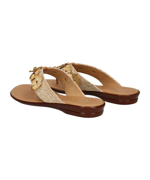 INTER-CHAUSSURES / インター ショシュール サンダル | 【ITALIAN SHOEMAKERS】フラワートングフラットサンダル | 詳細10