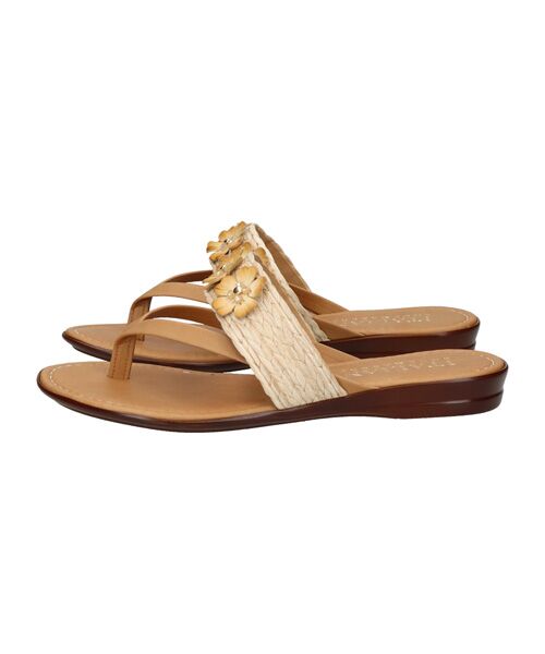 INTER-CHAUSSURES / インター ショシュール サンダル | 【ITALIAN SHOEMAKERS】フラワーベルトトングサンダル | 詳細2