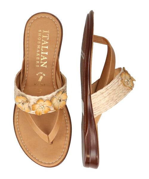 INTER-CHAUSSURES / インター ショシュール サンダル | 【ITALIAN SHOEMAKERS】フラワーベルトトングサンダル | 詳細6