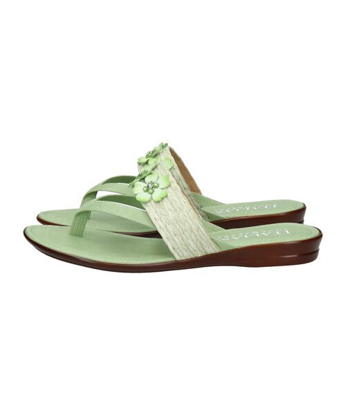 INTER-CHAUSSURES / インター ショシュール サンダル | 【ITALIAN SHOEMAKERS】フラワーベルトトングサンダル | 詳細9