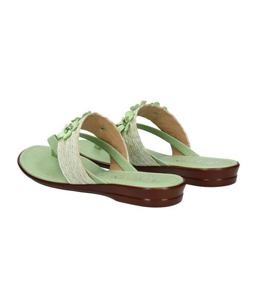 INTER-CHAUSSURES / インター ショシュール サンダル | 【ITALIAN SHOEMAKERS】フラワーベルトトングサンダル | 詳細10