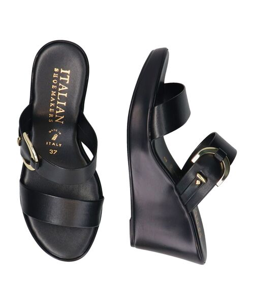 INTER-CHAUSSURES / インター ショシュール サンダル | 【ITALIAN SHOEMAKERS】厚底ダブルストラップウェッジサンダル | 詳細5