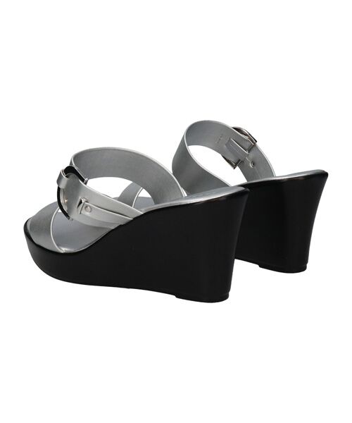 INTER-CHAUSSURES / インター ショシュール サンダル | 【ITALIAN SHOEMAKERS】厚底ダブルストラップウェッジサンダル | 詳細8