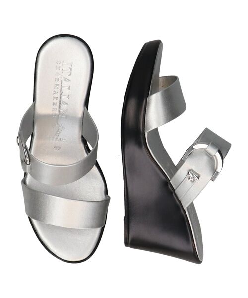 INTER-CHAUSSURES / インター ショシュール サンダル | 【ITALIAN SHOEMAKERS】厚底ダブルストラップウェッジサンダル | 詳細11