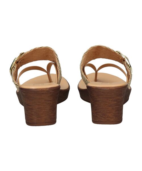 INTER-CHAUSSURES / インター ショシュール サンダル | 【ITALIAN SHOEMAKERS】ビッグバックルウェッジヒールサンダル | 詳細9