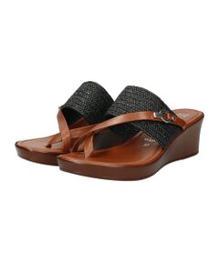 INTER-CHAUSSURES / インター ショシュール サンダル | 【ITALIAN SHOEMAKERS】クロスストラップトングミュールサンダル