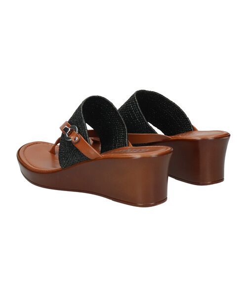 INTER-CHAUSSURES / インター ショシュール サンダル | 【ITALIAN SHOEMAKERS】クロスストラップトングミュールサンダル | 詳細2