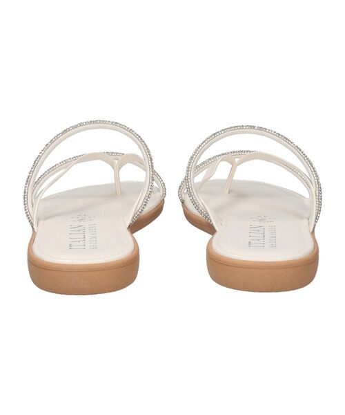 INTER-CHAUSSURES / インター ショシュール サンダル | 【ITALIAN SHOEMAKERS】ダブルビジューストラップトングサンダル | 詳細3