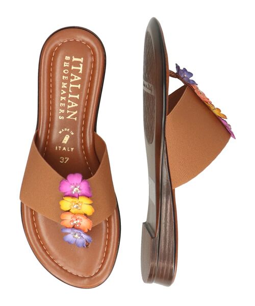 INTER-CHAUSSURES / インター ショシュール サンダル | 【ITALIAN SHOEMAKERS】センターフラワートングサンダル | 詳細11