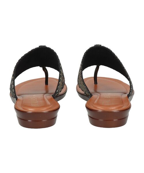 INTER-CHAUSSURES / インター ショシュール サンダル | 【ITALIAN SHOEMAKERS】センターラインストーントングサンダル | 詳細3