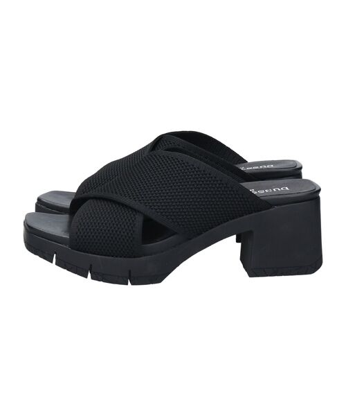 INTER-CHAUSSURES / インター ショシュール サンダル | 【bossola】クロスニットミュールサンダル | 詳細2