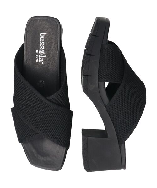 INTER-CHAUSSURES / インター ショシュール サンダル | 【bossola】クロスニットミュールサンダル | 詳細6