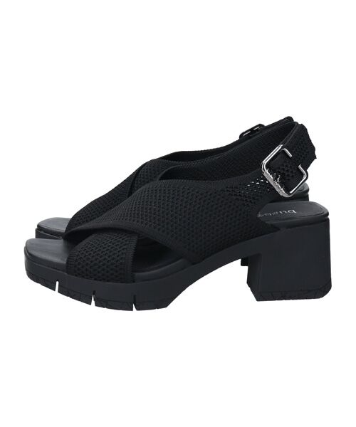 INTER-CHAUSSURES / インター ショシュール サンダル | 【bossola】ニットスリングバックヒールサンダル | 詳細1