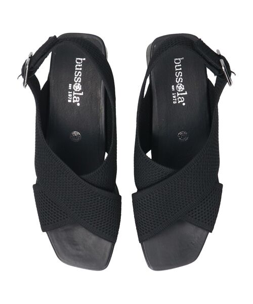 INTER-CHAUSSURES / インター ショシュール サンダル | 【bossola】ニットスリングバックヒールサンダル | 詳細4