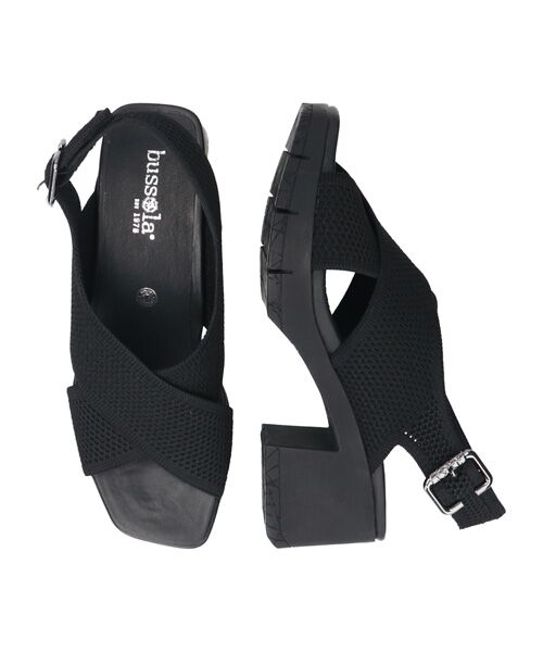 INTER-CHAUSSURES / インター ショシュール サンダル | 【bossola】ニットスリングバックヒールサンダル | 詳細5