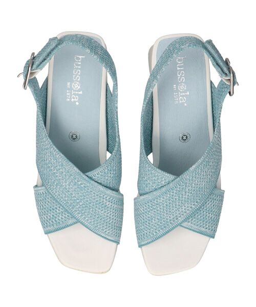 INTER-CHAUSSURES / インター ショシュール サンダル | 【bossola】ニットスリングバックヒールサンダル | 詳細16